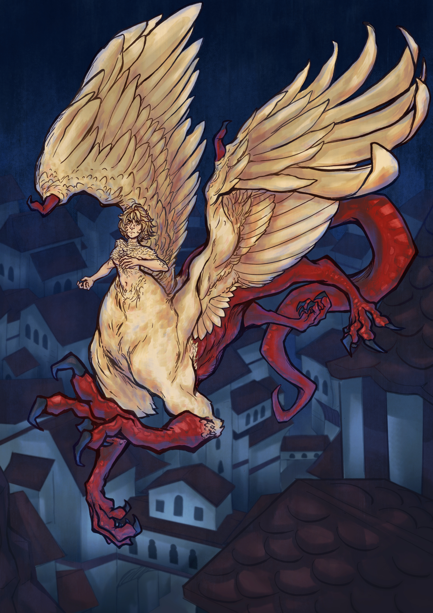 Dungeon Meshi fan-art illustration.